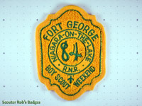Click to enlarge 1984 Fort George Scout Campaign (chenille)